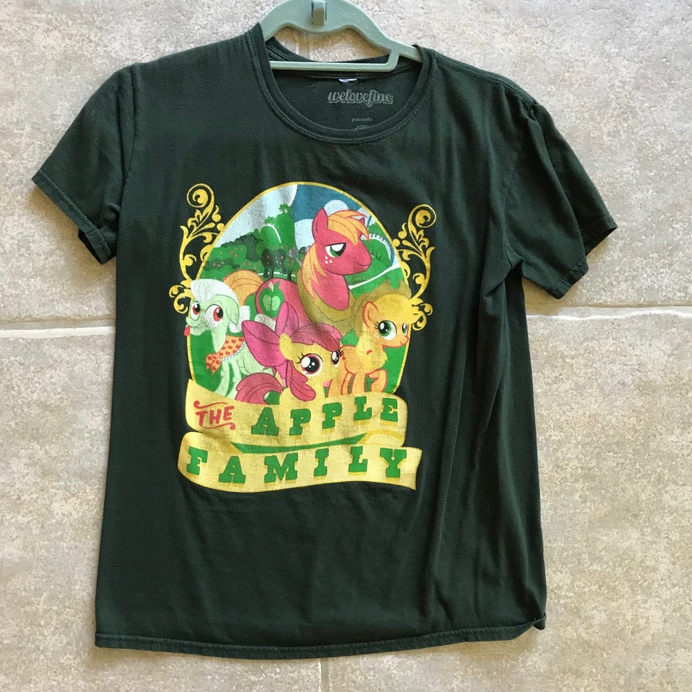 Green "Apple Family" My Little Pony t-shirt S